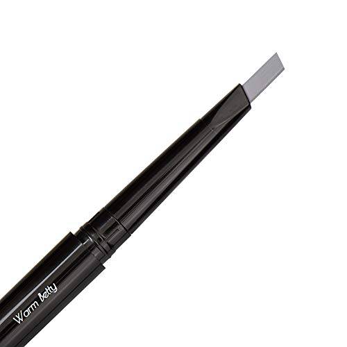 Eye Embrace Warm Betty: Light Gray Eyebrow Pencil – Waterproof, Double-Ended Automatic Angled Tip & Spoolie Brush, Cruelty-Free