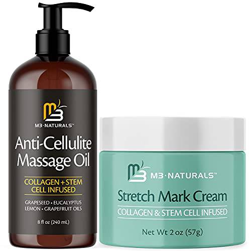 M3 Naturals Anti-Cellulite Oil + Stretch Mark Cream