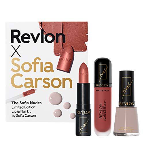REVLON X Sofia Carson Makeup Kit - The Sofia Nudes, 3 Count