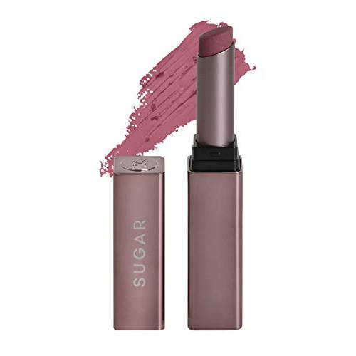 SUGAR Cosmetics Mettle Satin Lipstick - 02 Elizabeth (Rosy Cheeks Pink), Pink, 2.2 g Super Hydrating, Smoothens Fine Lines