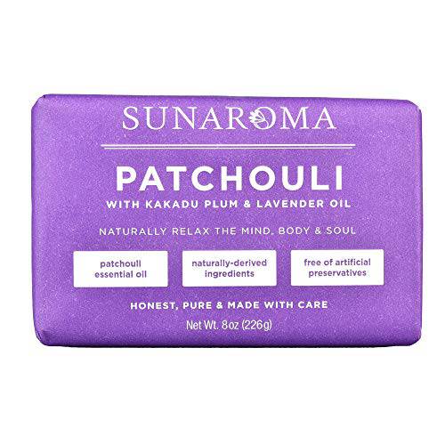 SUNAROMA Soap - 8.5oz (Patchouli Lavender)