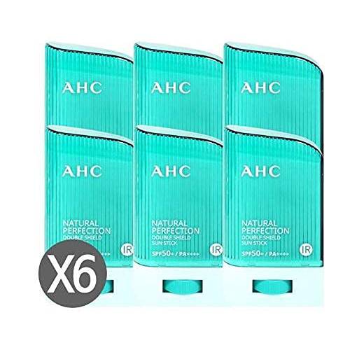 [ 6EA ] x AHC Natural Perfection Double Shield Sun Stick 22g SPF50+ PA++++ A.H.C