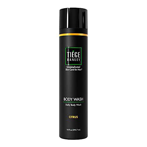 Tiege Hanley Daily Body Wash for Men | Gently Removes Dirt, Sweat and Oil | Citrus Scent | 10 fluid ounces | Made in the USA