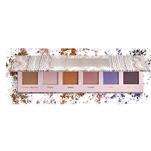 Dominique Cosmetics Eyeshadow Palette 6 Shades Sweater Weather Fuzzy Toasty Cuddle Chill Messy Bun