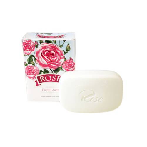 Cream Soap ROSE-With Natural Rose Water, 100g