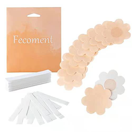 Fecoment Double Sided Tape Fashion Beauty Medical Quality Tape(100pcs) for Fashion and Body