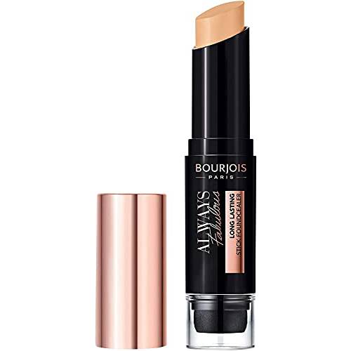 Bourjois Always Fabulous 24 Hour 2-in-1 Foundation and Concealer Stick with Blender, 210 Light Beige