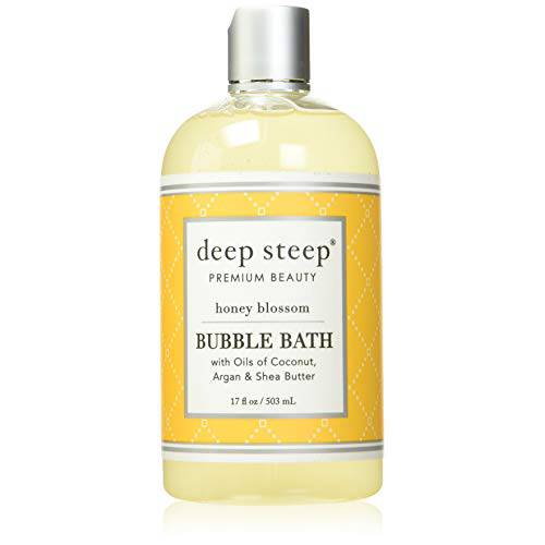 Deep Steep Bubble Bath Honey Blossom, 17 ounce
