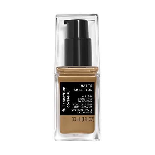 COVERGIRL Matte Ambition, All Day Foundation, Tan Golden 1, 1.01 Ounce