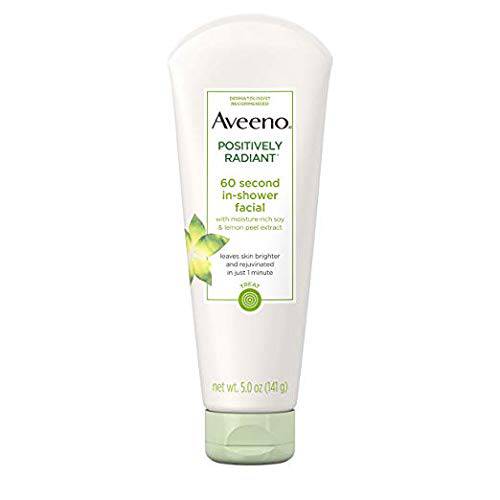 Aveeno Positively Radiant 60-SeConditioner In Shower Facial 5 Ounce (147ml) (3 Pack)