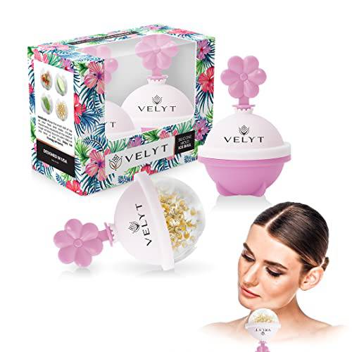 Velyt Ice Ball Cold, (2 molds per box). Ice Therapy for Face, Eyes and Neck, Therapeutic Cooling to Tone and Tighten Naturally, Under Eye Puffiness, Shrink Pores, Reduce Wrinkles, Relieve Migraine.