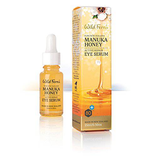 Wild Ferns Manuka Honey Active Repair Eye Serum, 99% Natural, 15 milliliters
