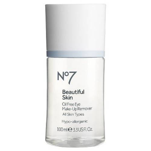 No7® Beautiful Skin Oil Free Eye Make-Up Remover - 3.3oz