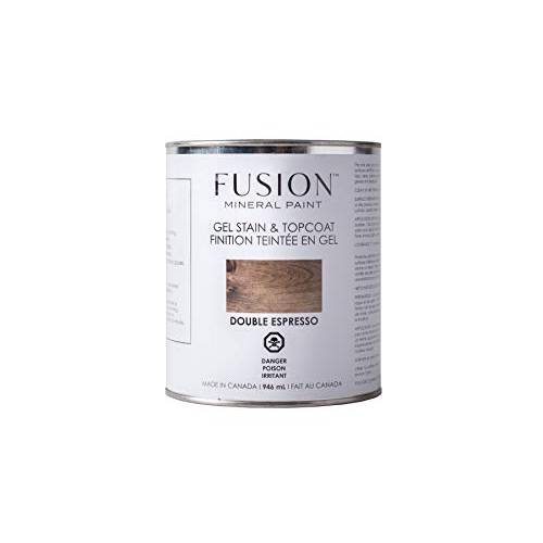 Fusion Mineral Paint - Gel Stain & Topcoat - 946 ml- Double Espresso