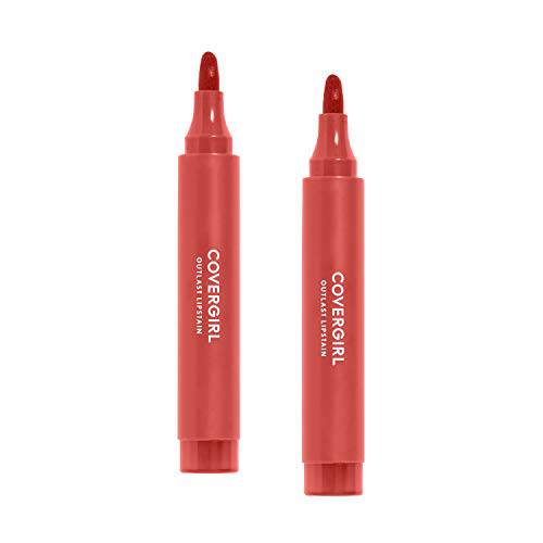 COVERGIRL Outlast Lipstain, Flirty Nude 435, 2 Count