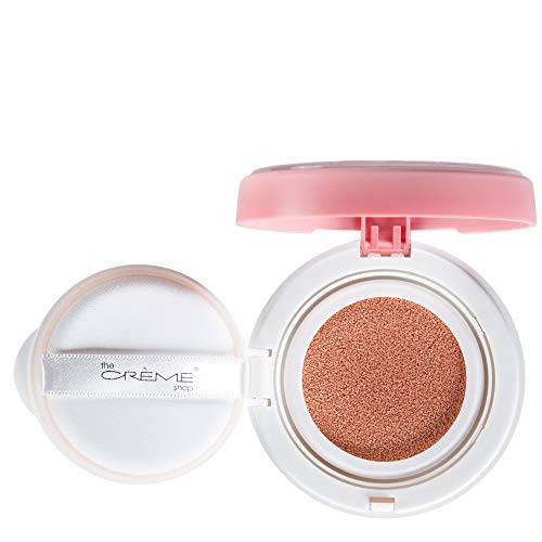 The Crème Shop |Clean Canvas Color Correcting Face Makeup Cushion Primer (Pink)
