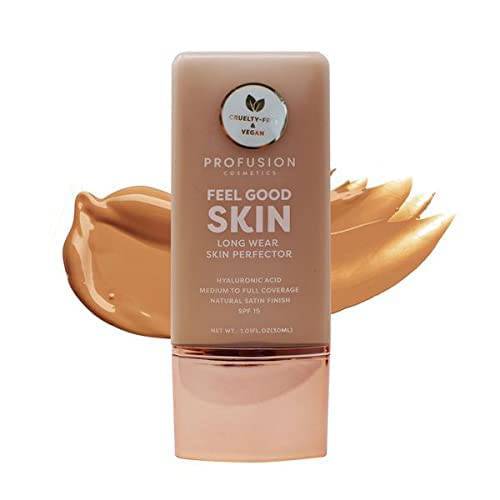 Profusion Cosmetics Cruelty-free Lightweight Feel Good Skin Liquid Foundation: Tan 3