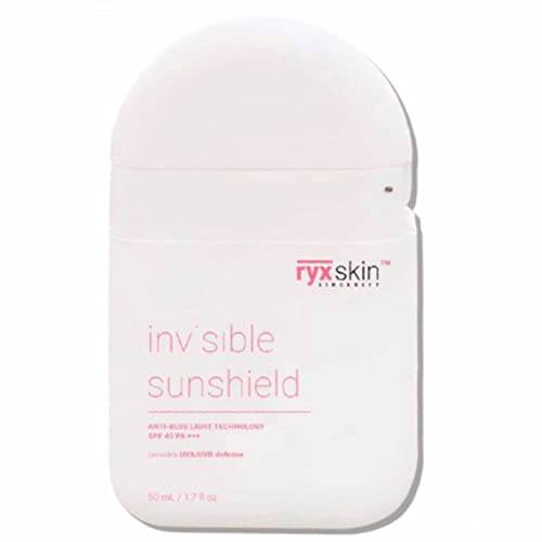 Ryxskin Ryx Skin Invisible Sunshield Sunscreen Anti-Blue Light Technology SPF 40 PA+++, 50ml, Small