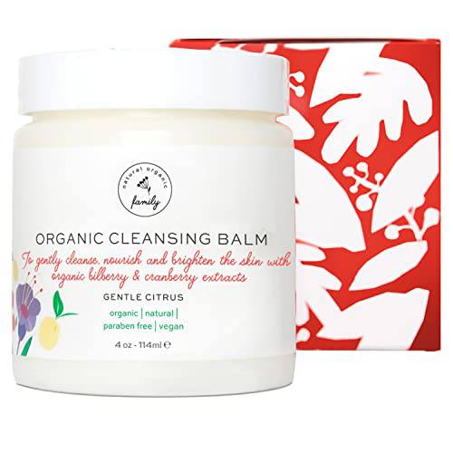 Natural Organic Hydrating Cream Cleanser | Gentle and Nourishing Organic Facial Cleanser for Women | Gently Removes Dirt and Impurities