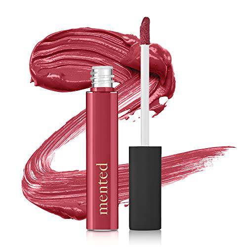 Mented Cosmetics Cranberry Pink Lip Gloss - Vegan Lip Makeup - Long Lasting and Moisturizing Lipgloss - Buildable Tinted Lip Gloss Pigment in Lip Gloss Tubes for Glossy Lip Make Up