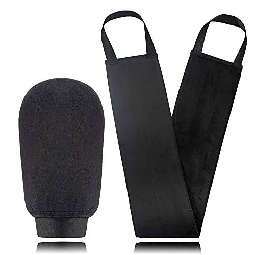stusgo Self Tanning Mitt Applicator, Tanning Glove with Elastic Wrist, Sunless Tanning Back Applicator for Your Back, Soft, Streak-Free, for Self Sunless Tanning Fake Bake Tan, Lotion, Mousse