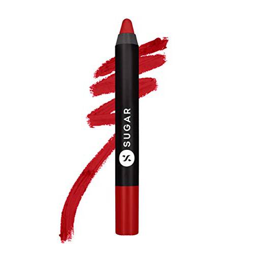 SUGAR Cosmetics Matte As Hell Crayon Lipstick 01 Scarlett O’Hara