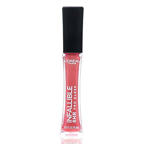 L’Oreal Infallible 8 HR Le Gloss, Fiery [305] 0.21 oz (Pack of 2)