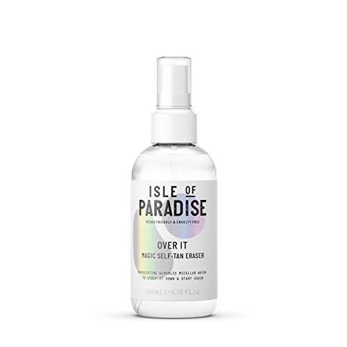 Isle of Paradise Over It Magic Self Tan Eraser - Exfoliating Glycolic Micellar Water, Vegan and Cruelty Free, 6.76 Fl Oz