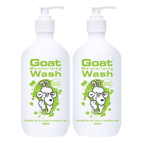 Goat Soap Moisturizing Body Wash Value Duo Pack 16.9 oz - Body Wash to Revive your Skin - Lemon Myrtle