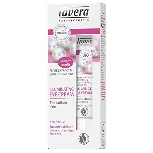 Lavera Lavera organic pearl extract and caffeine illuminating eye cream, 0.5oz, 0.5 Ounce