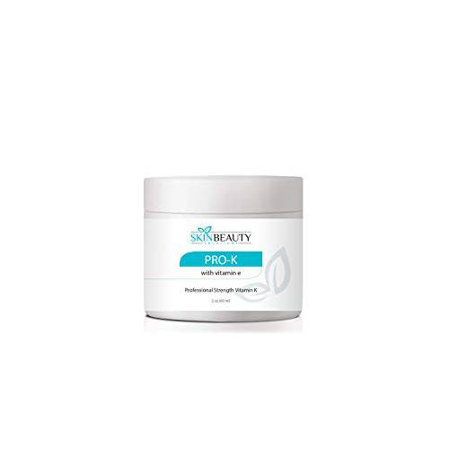 Skin Beauty Solutions 4oz -Pro-K Vitamin K Cream Professional Strength- Rosacea Capillaries, Thread Spider Varicose Veins, Puffy Dark Under Eye Circles. Guaranteed to Work .
