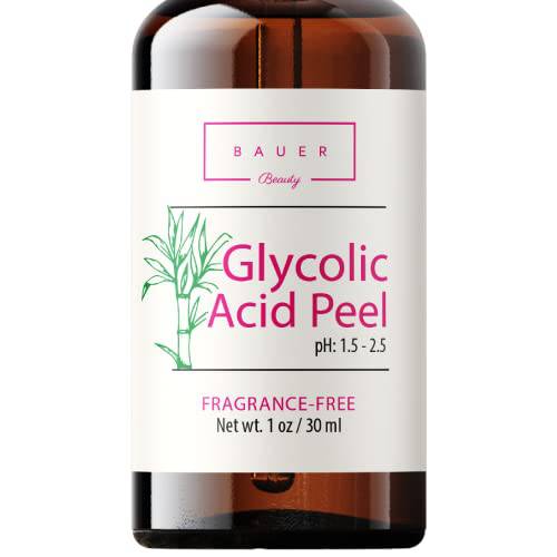 7.5% Glycolic Acid Professional Strength Dark Spot Remover Chemical Peel Face Exfoliator With Kojic Acid For Sensitive Skin