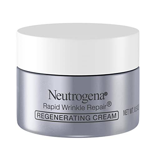 Neutrogena Rapid Wrinkle Repair Retinol Face Moisturizer, Daily Anti-Aging Face Cream with Retinol & Hyaluronic Acid to Fight Fine Lines, Wrinkles, & Dark Spots, 0.5 oz (Pack of 12)