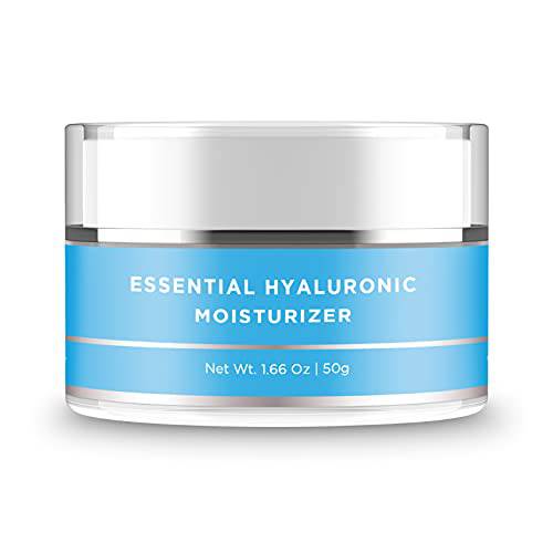 Pure Daily Care Essential Hyaluronic Moisturizer (1.66 Oz) - Hydrating Silicone-Free Daily Clean Beauty Face Cream For All Skin Types