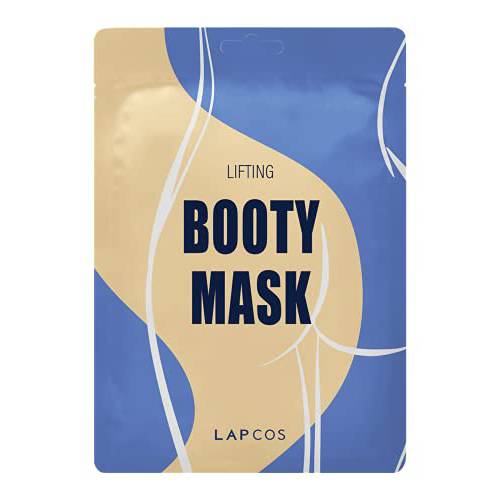 LAPCOS Lifting Booty Mask - Lifting & Sculpting Body Sheet Mask - Tighten & Moisturize Skin - Fight Signs of Aging - Korean Beauty Favorite (1 pack)