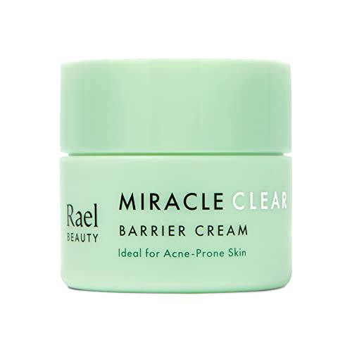 Rael Miracle Clear Barrier Cream - Daily Moisturizer with Succinic Acid, Vitamin B, for Oily Skin, Paraben-Free, Vegan (1.8 oz)