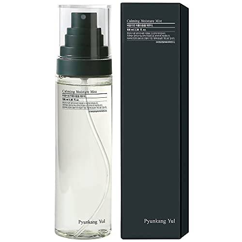 PYUNKANG YUL Calming Moisture Mist - Facial Spray with AHA & PHA, Tea Tree That Hydrates & Soothes - Astringent for Face - Korean Face Skin Care Mist for Acne Prone Skin - 100ml 3.38 Fl.Oz.