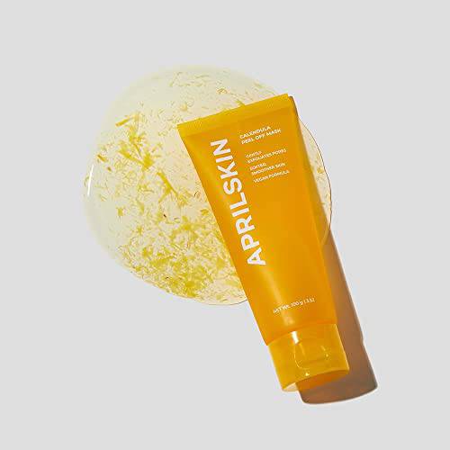 Aprilskin Calendula Peel Off Mask | Vegan, Cruelty-Free | Exfoliating, soothing & hydrating | 3.52 oz | Dry, sensitive, acne-prone skin | No sulfates and Artificial Fragrance