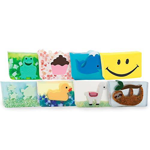 Primal Elements Fun Bar Soap Set (Pack of 8), 100 Gram size