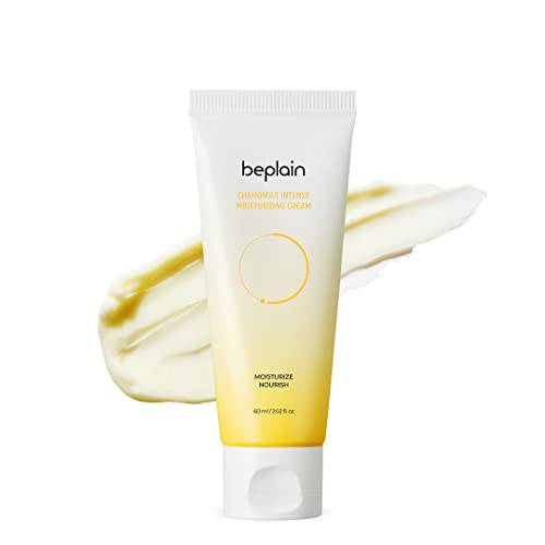 beplain Ceramide skin barrier cream (2.02 fl oz / 60ml) | Chamomile Intense Moisturizing Facial Cream | Daily soothing & nourishing treatment for sensitive skin | Korean skin care