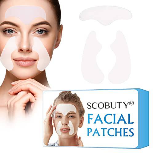 Face Wrinkle Patches, Facial Patches, Facial Wrinkle Remover Strips, 15 count Facial Anti Wrinkle Patches for Smoothing Eye, Mouth or Forehead Wrinkles, All in One Wrinkle Treatment