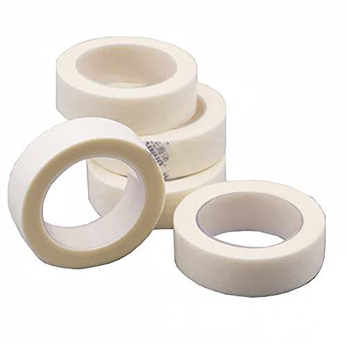 Eyelash Extension Tape Micropore Breathable Medical Lash Extension Tape Lash Pads Under Eye Patches Lint Free Hypoallergenic for Makeup/Individual/Professional - 1/2’’