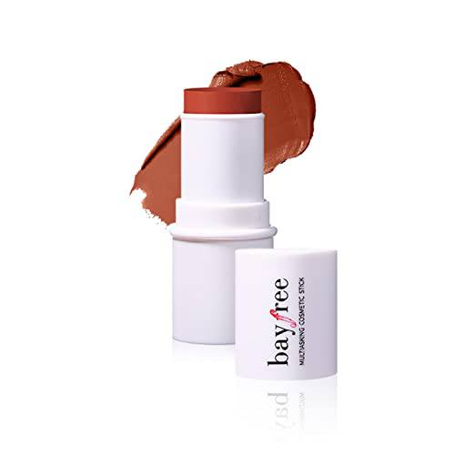 Paminify Face Blush Stick,Multi-Use Makeup Stick for Mature Older Women,Natural Matte Cream Blush Lightweight Waterproof for Cheeks Lip Eye,0.25 Oz,Coral