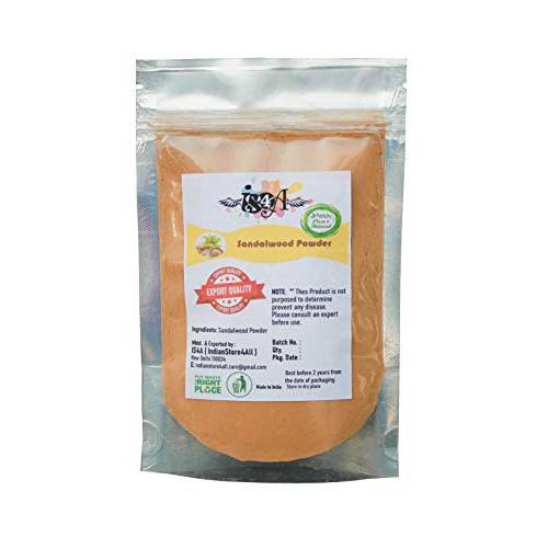 IS4A Natural Pure Sandalwood (Chandan) Powder (White, 35 Grams)
