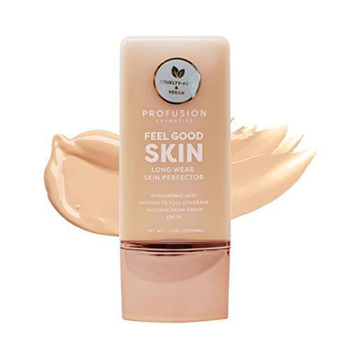 Profusion Cosmetics VEGAN Cruelty-free Lightweight Feel Good Skin Liquid Foundation: Fair 1