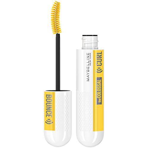 Maybelline Volum’ Express Colossal Curl Bounce Washable Mascara, Blackest Black, 1 Count