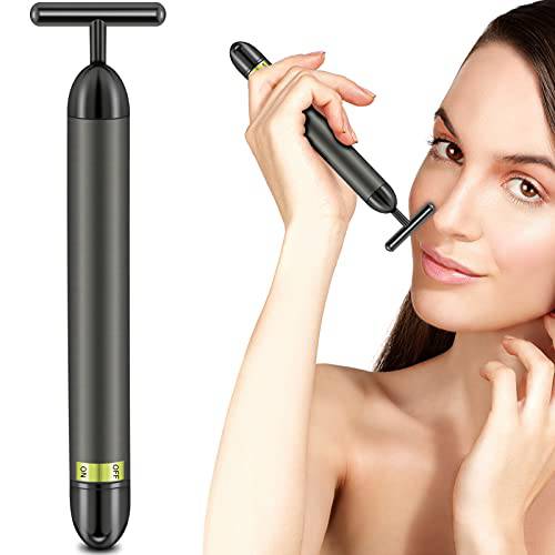 Beauty Bar T Shape Face Massager Electric Facial Massager Tools for Face Skin Massager Daily Skin Care Tool