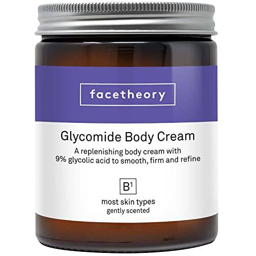 facetheory Glycomide Body Cream B1 with 9% Glycolic Acid and Ceramide 3 | 170ml (6.1 Fl Oz)