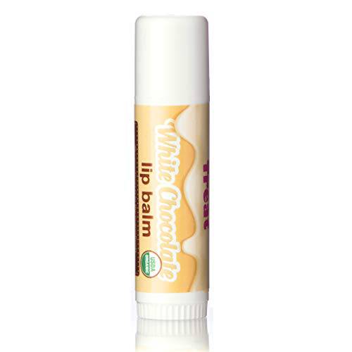 TREAT Jumbo Lip Balm, Organic & Cruelty Free (.50 OZ) (White Chocolate)
