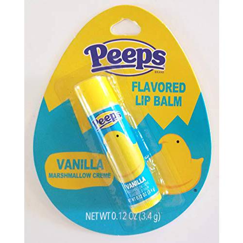 Peeps (1) Easter Candy Flavored Lip Balm - Vanilla Marshmallow Creme - Net Wt. 0.12 oz / 3.4 g